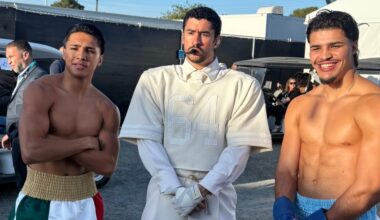 Xander Zayas and Emiliano Vargas represent boxing at Super Bowl LX