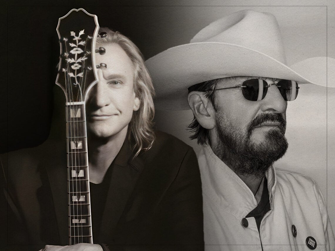 How does Joe Walsh feel about working with his brother-in-law, Ringo Starr?