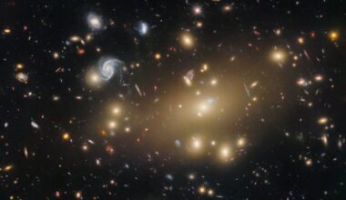 The Abell 209 galaxy cluster - at a distance of 2.8 billion light-years.  © Image: ESA/Hubble &amp; NASA, M. Postman, P. Kelly