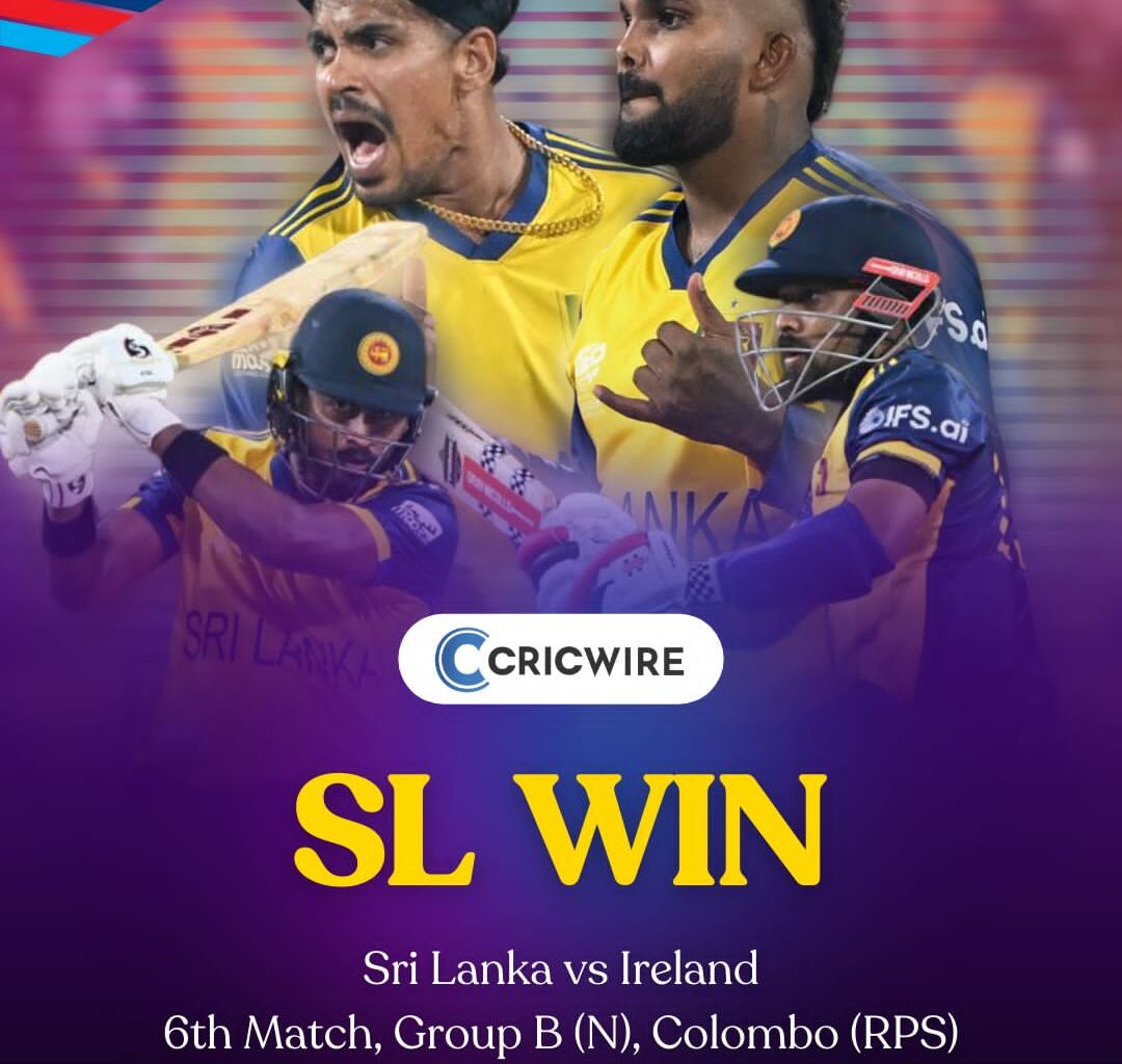 ICC T20 World Cup 2026 – Points Table - Newswire