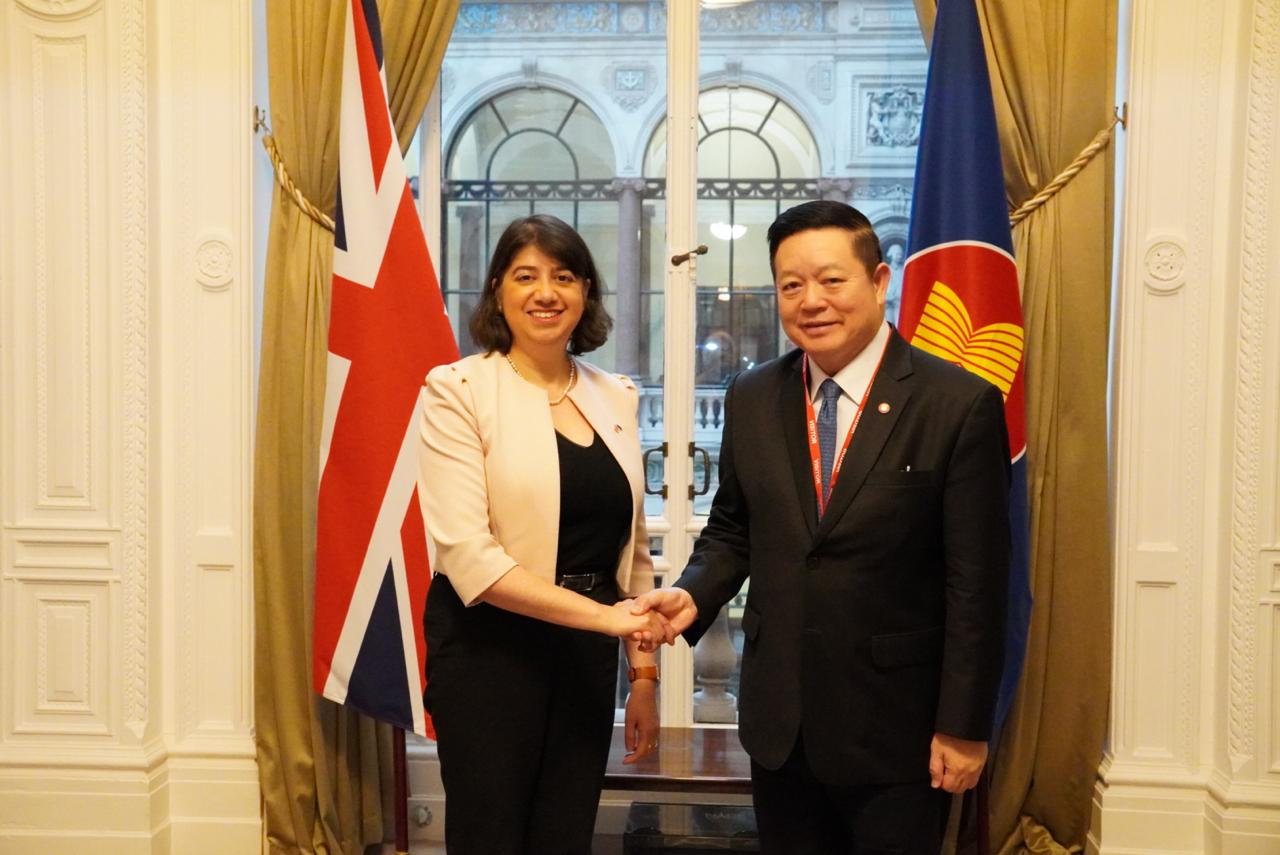 Secretary-General of ASEAN meets with the Parliamentary Under-Secretary of State for Indo-Pacific of the United Kingdom