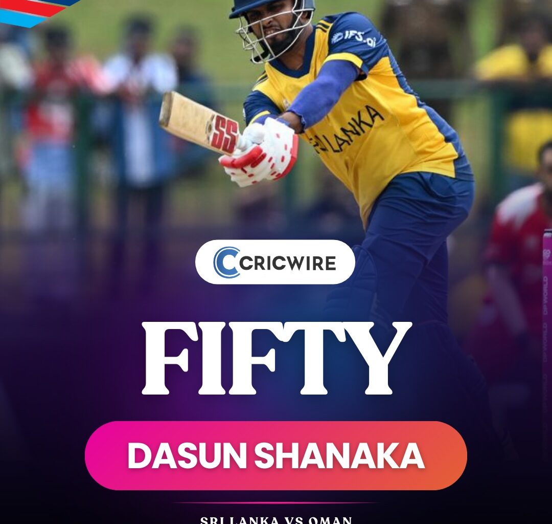 Dasun Shanaka breaks his own Sri Lanka's fastest fifty record