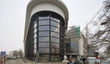 a sneak peek at Sergison Bates’ Brussels Pompidou on site