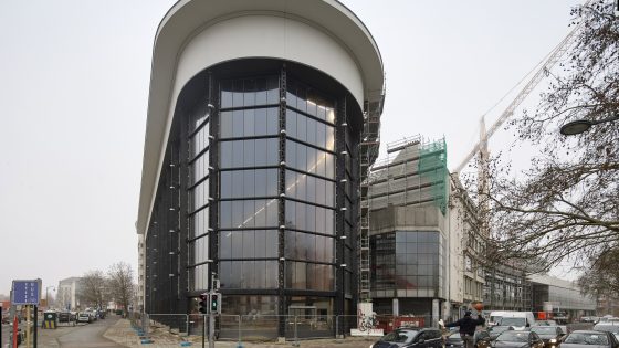 a sneak peek at Sergison Bates’ Brussels Pompidou on site