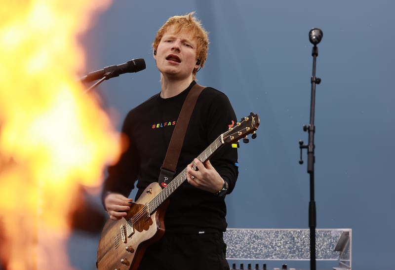 Ed Sheeran has written a new song for That Christmas starring Brian Cox as Santa