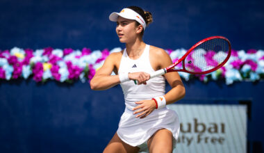 Jovic wins seesaw three-setter over Rakhimova in Dubai first round - WTA Tennis