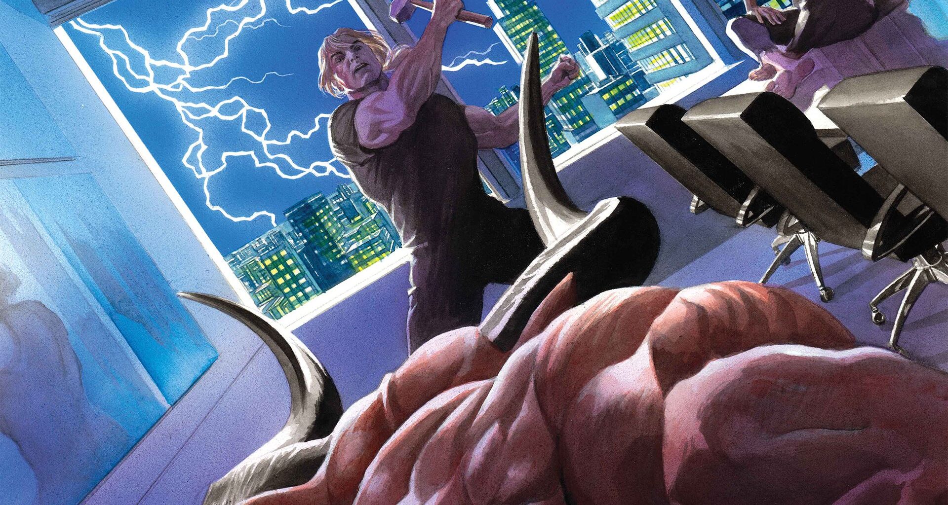 Dario Agger charging at Thor/Sigurd Jarlson