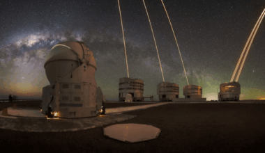Lasers Ignite 'artificial Stars' Above Chile’s Paranal Observatory, Lighting Up The Night Sky