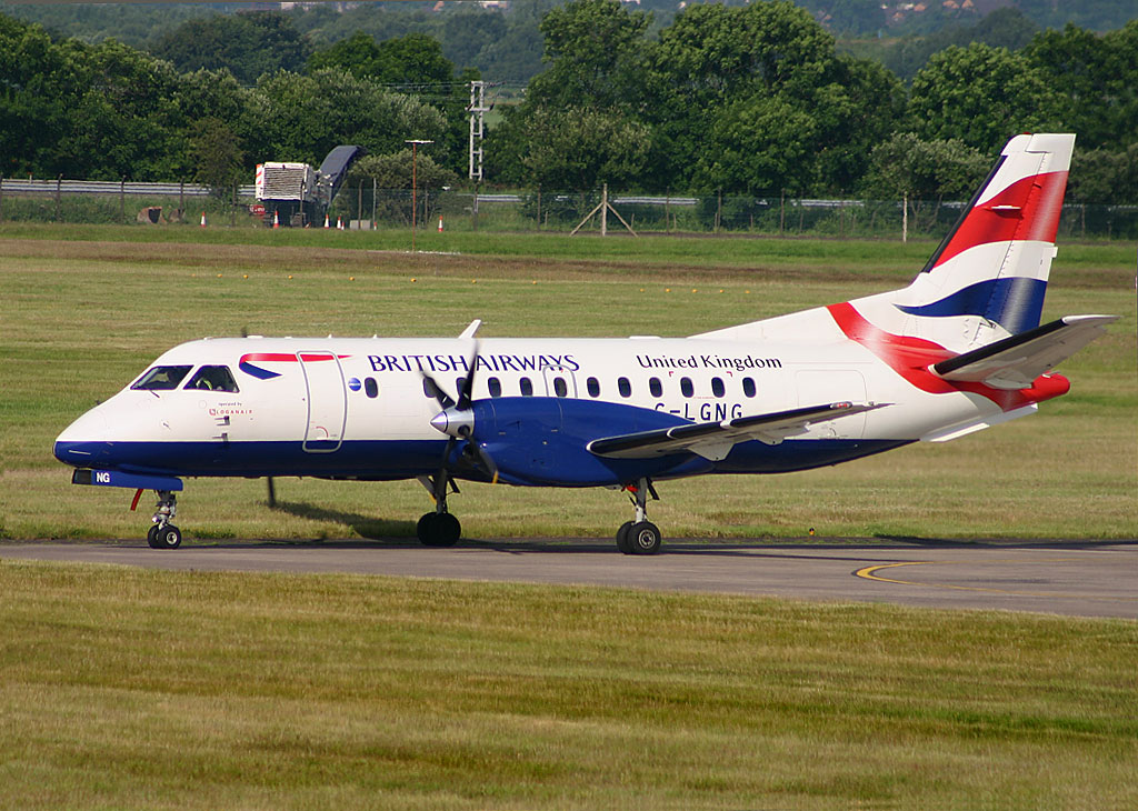 Loganair Sf340 in BA livery 