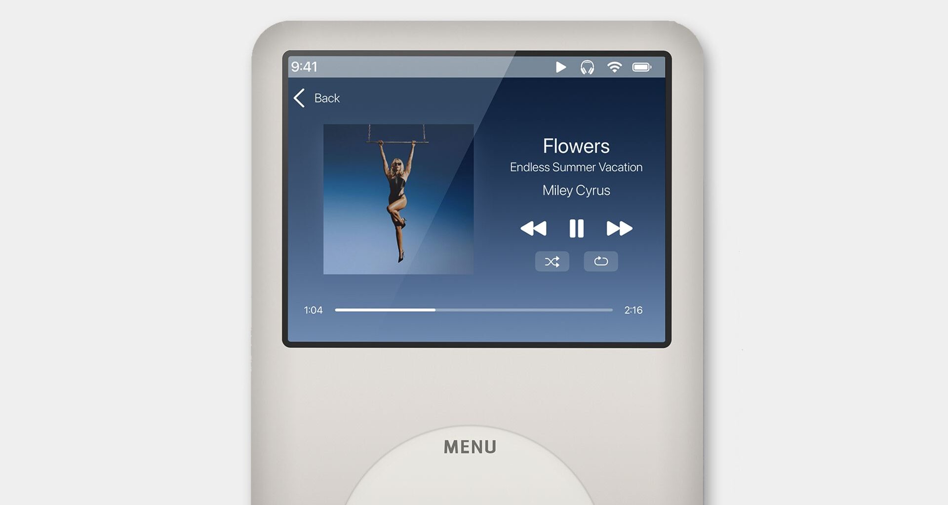 Modern iPod concept