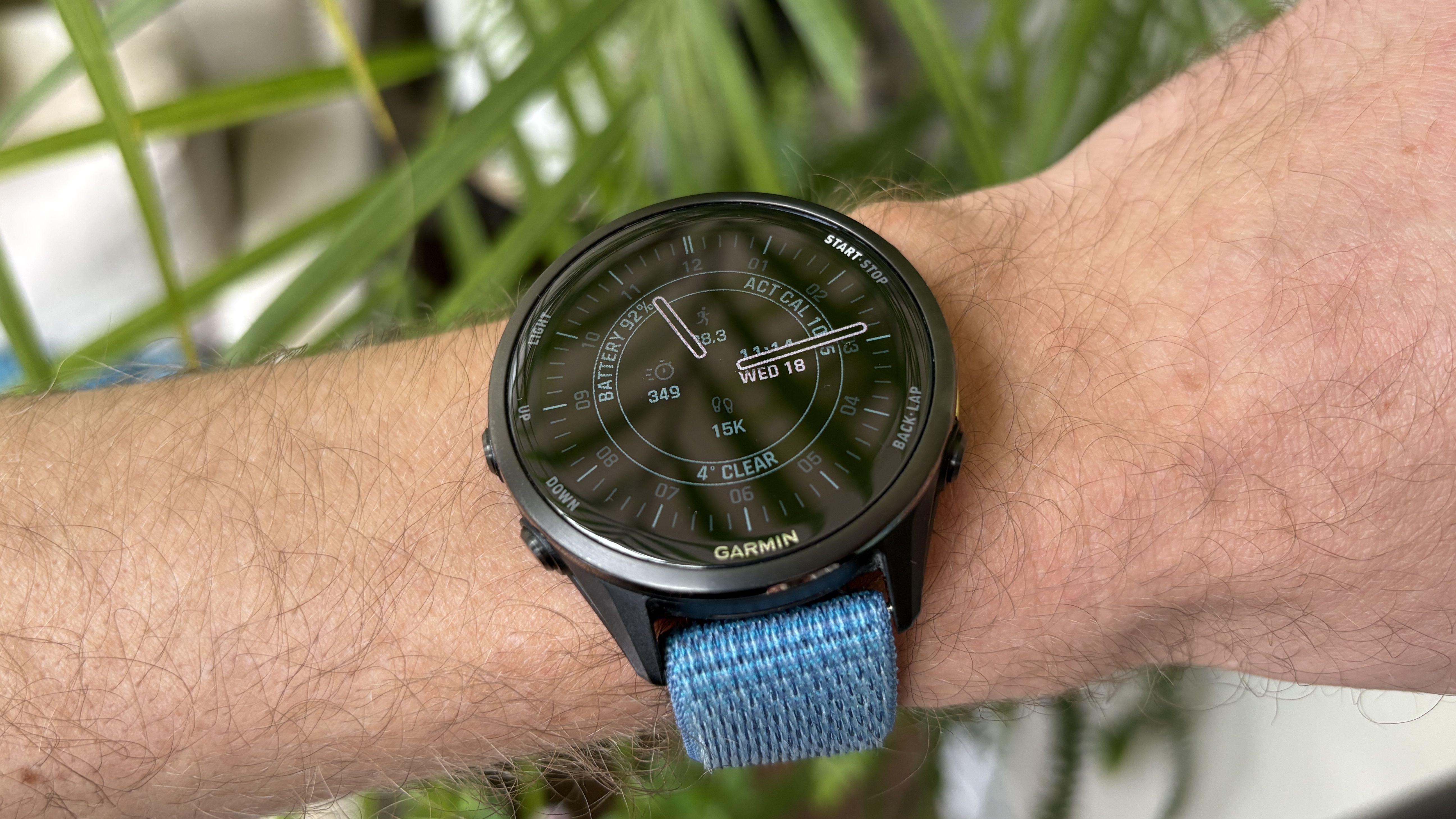 Garmin Portal Hybrid Watch Face on Forerunner 970 watch