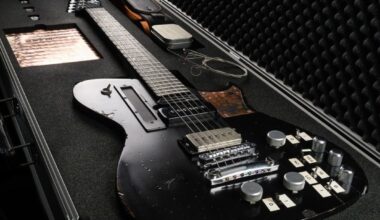 Manson and Matt Bellamy have faithfully recreated the crazy guitar from Muse's Time Is Running Out video