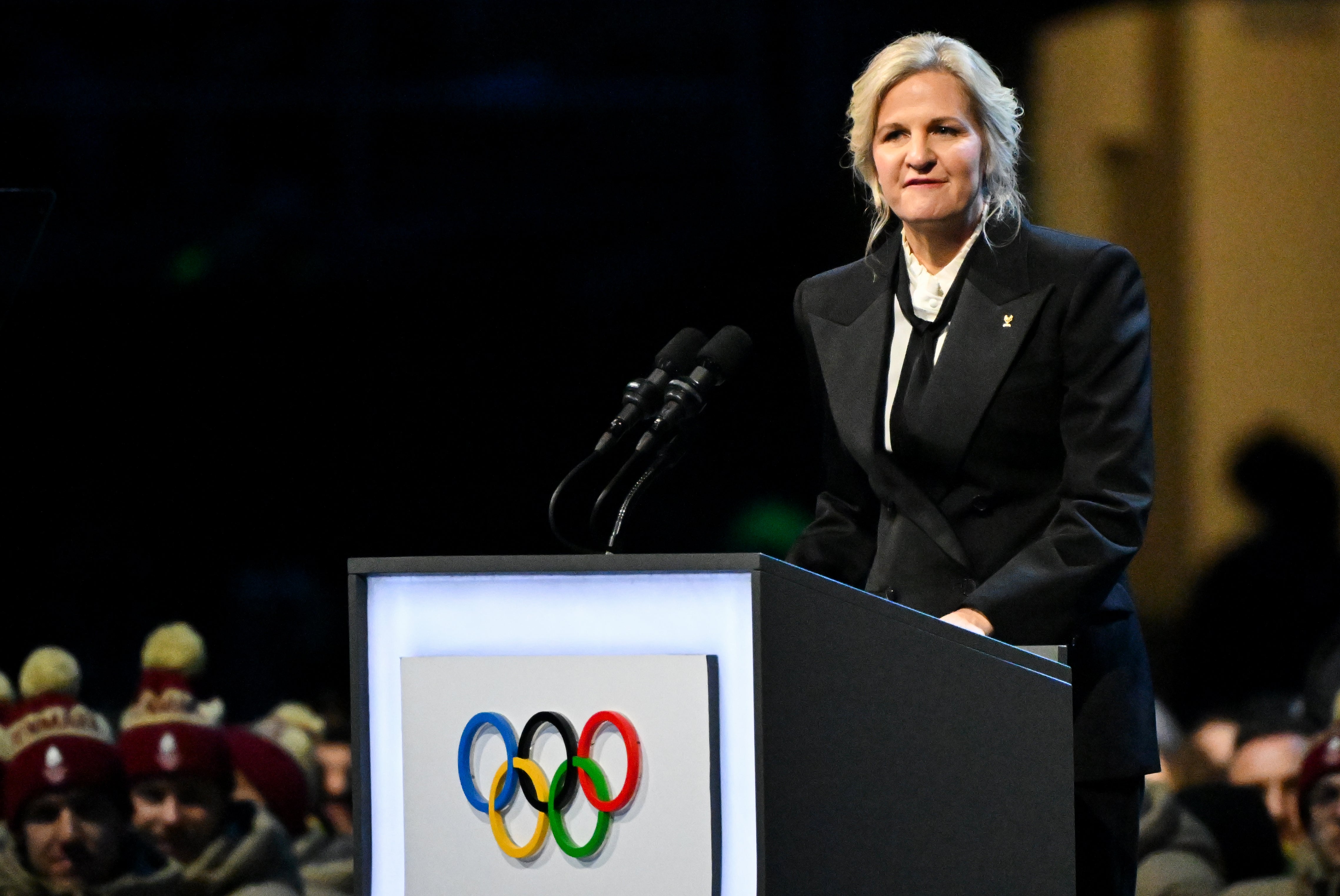 Kirsty Coventry, President of the International Olympic Committee during the Opening Ceremony