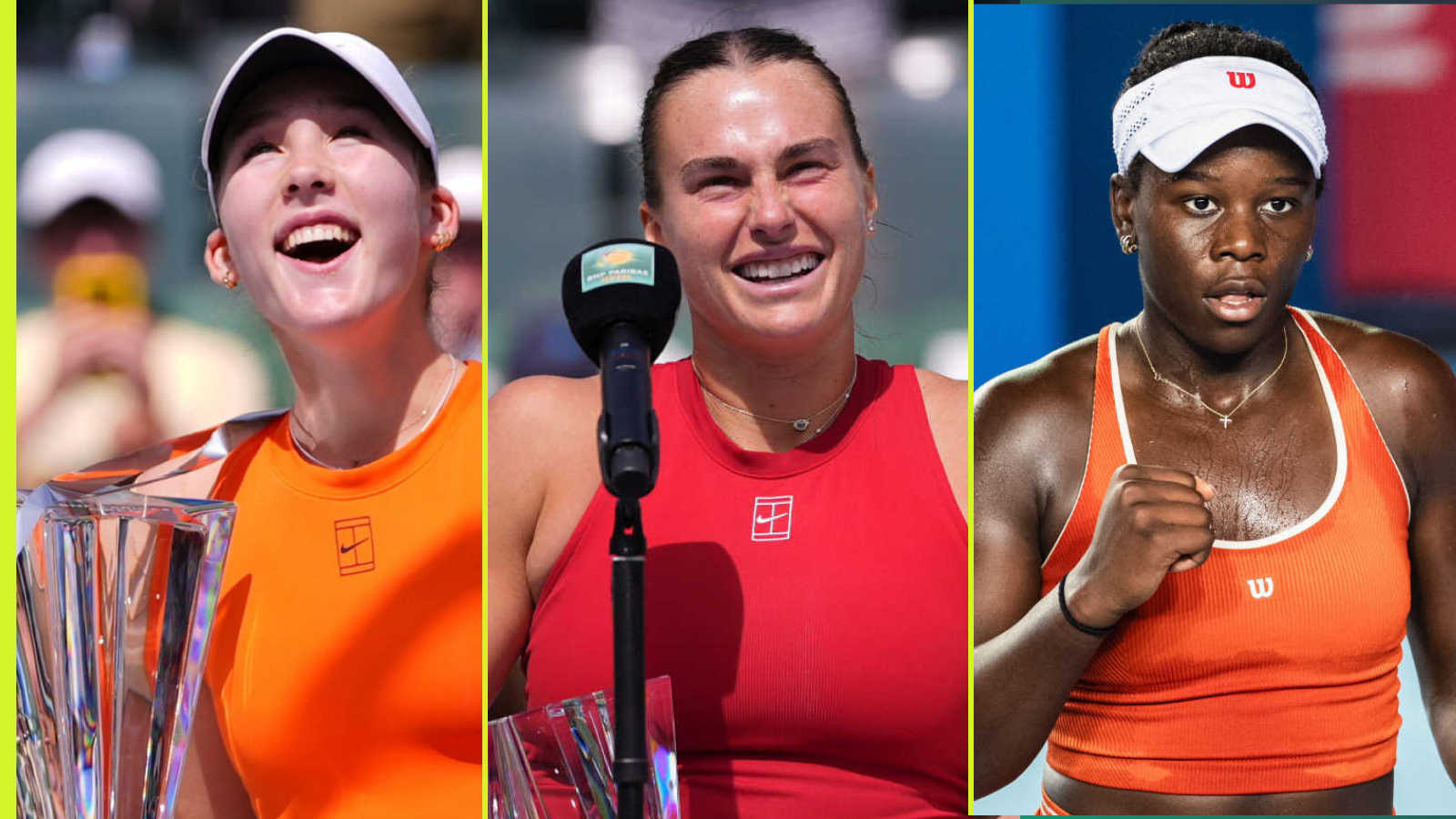 Ranking points Sabalenka, Gauff, Andreeva, Mboko, Eala will drop