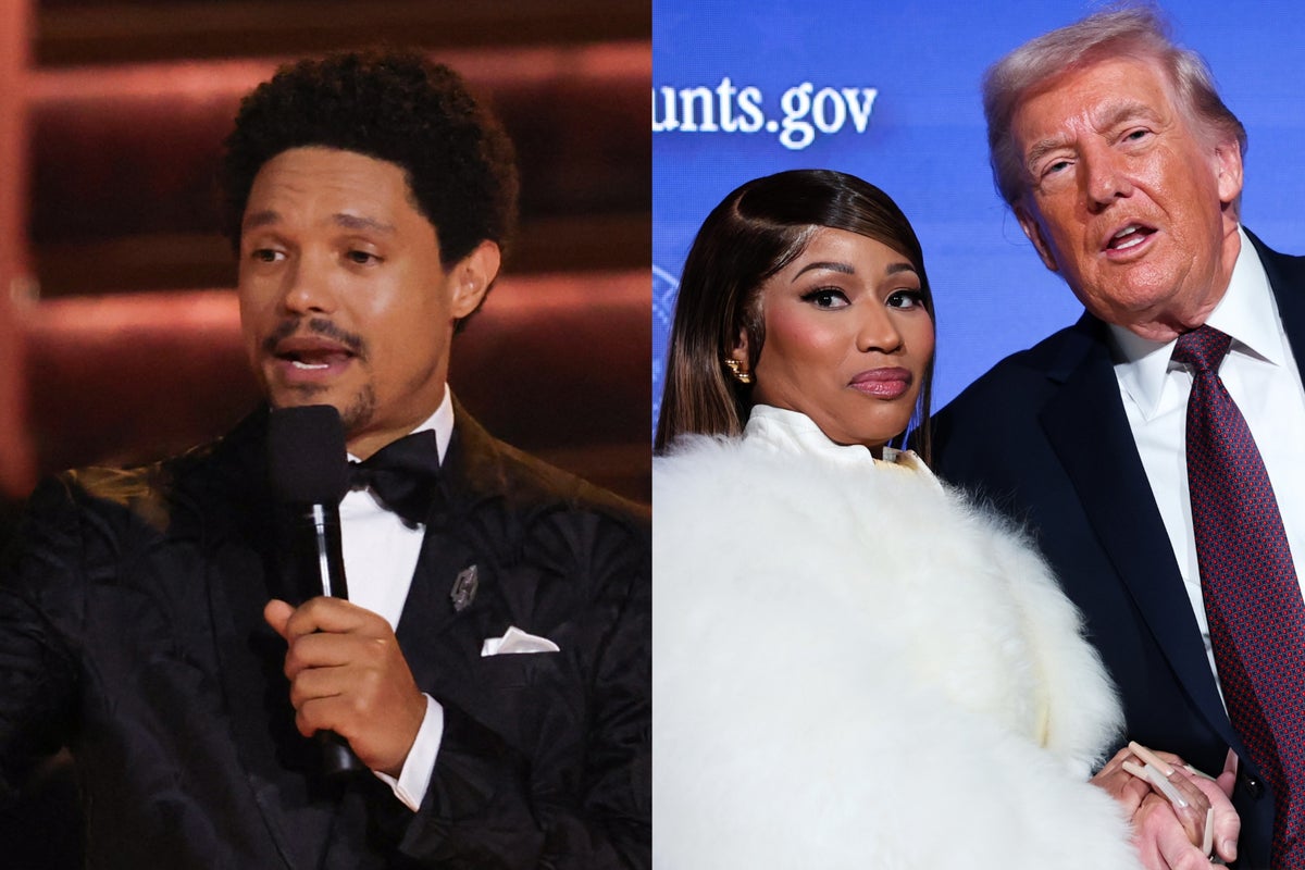 Trevor Noah takes swing at Nicki Minaj skipping Grammys: ‘She’s still at the White House with Donald Trump’