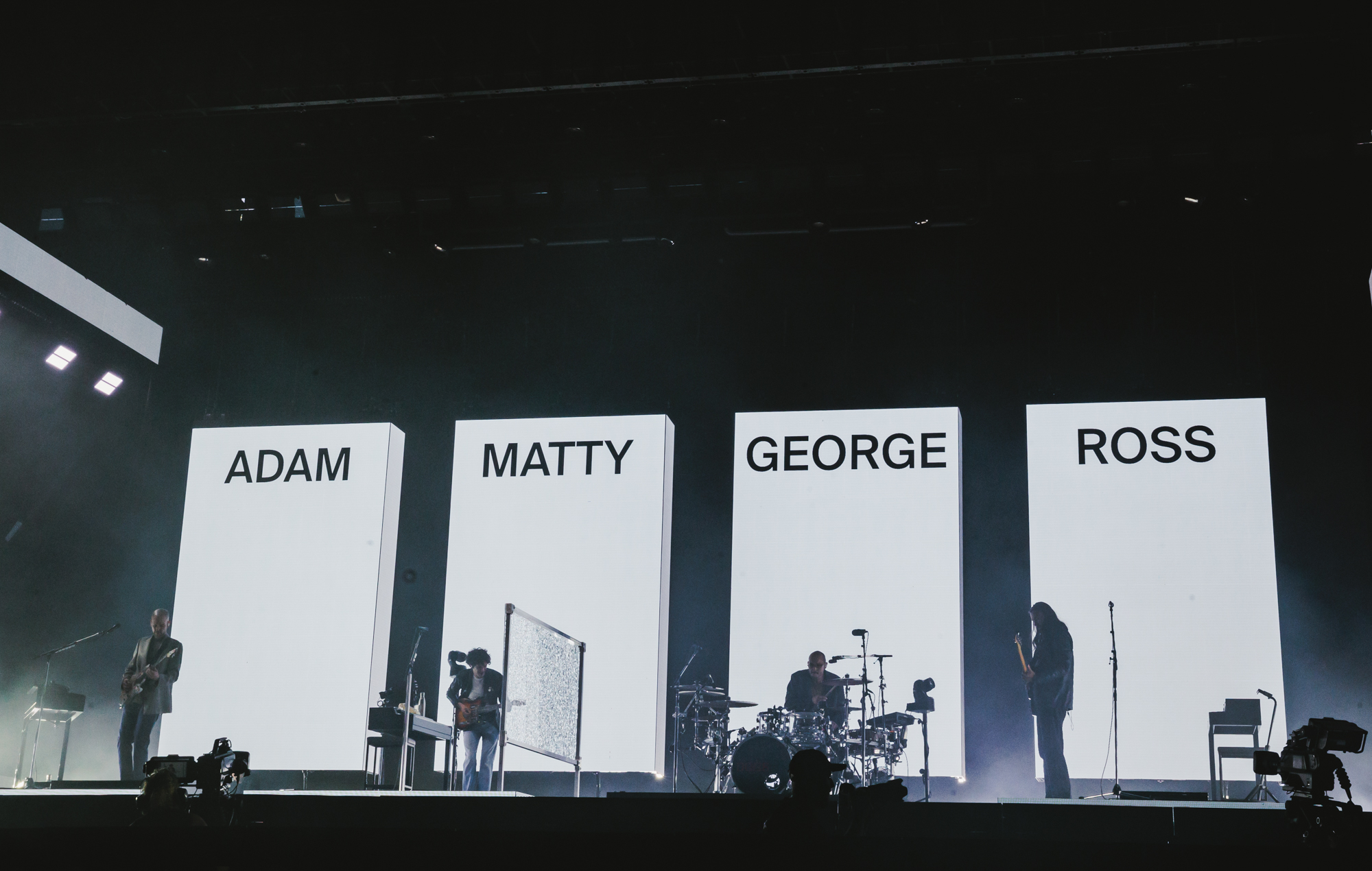 The 1975 performing at Glastonbury 2025, photo by Andy Ford