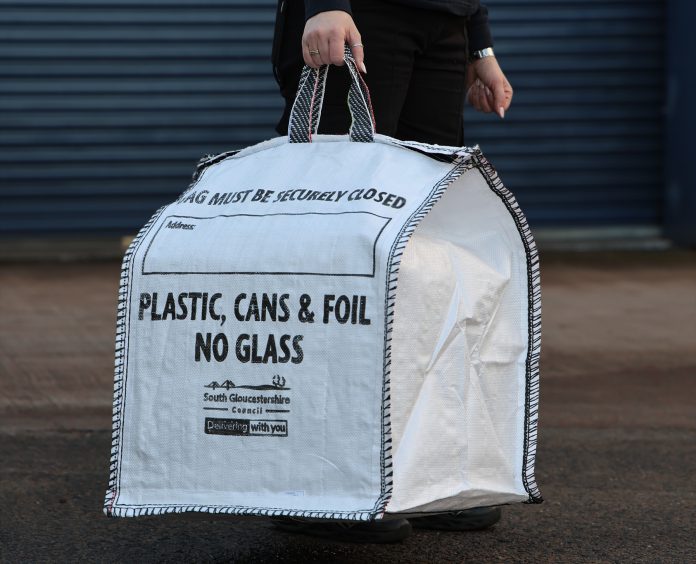 New recycling bag