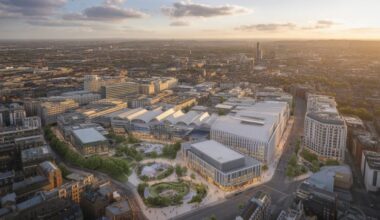 Olympia district in west london