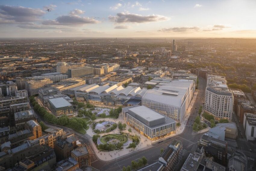 Olympia district in west london