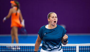 Ostapenko ends Osorio winning streak, moves into fourth Doha quarterfinal - WTA Tennis