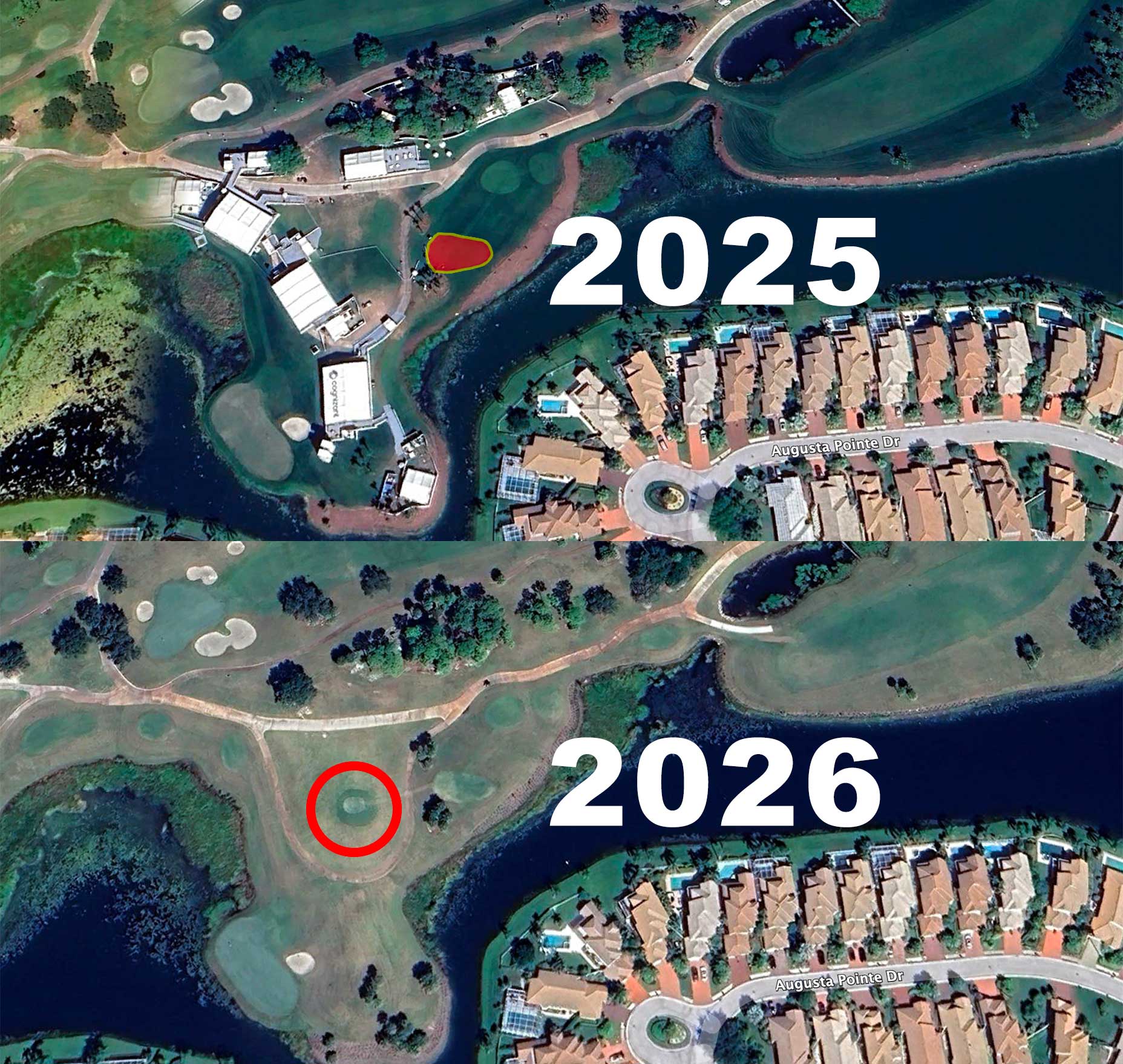 18th hole PGA National