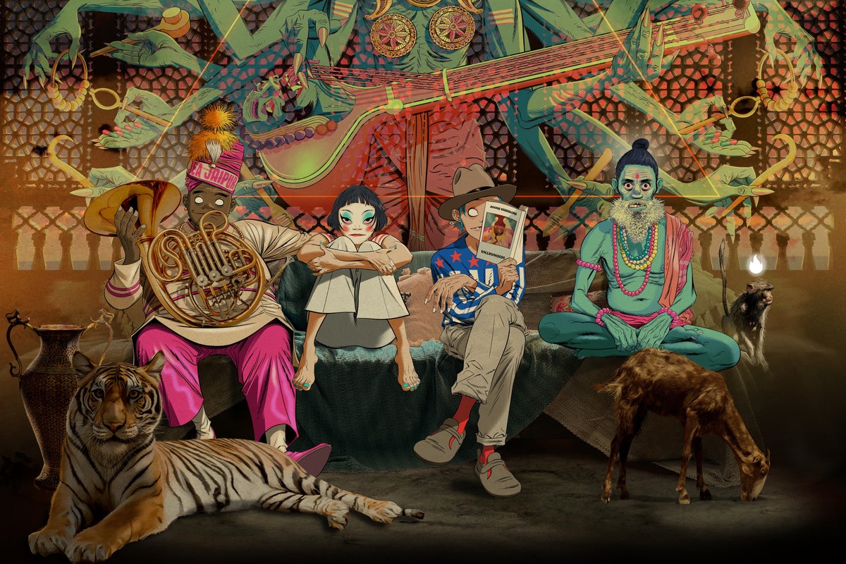 Gorillaz review, The Mountain: This virtuosic musical mandala is full of joyful wisdom