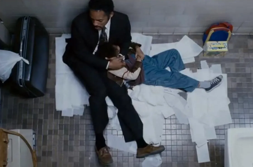 In ‘The Pursuit of Happyness’, Will Smith plays a father forced into homelessness after losing his life savings