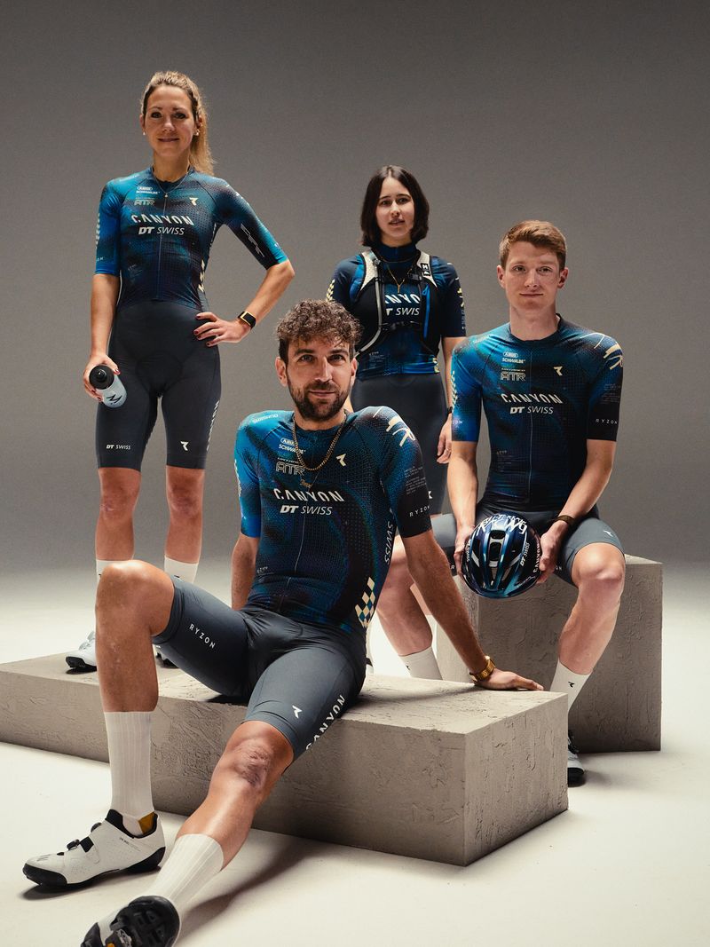 Riders reveal new kit designs for 2026 Canyon x DT Swiss ATR team