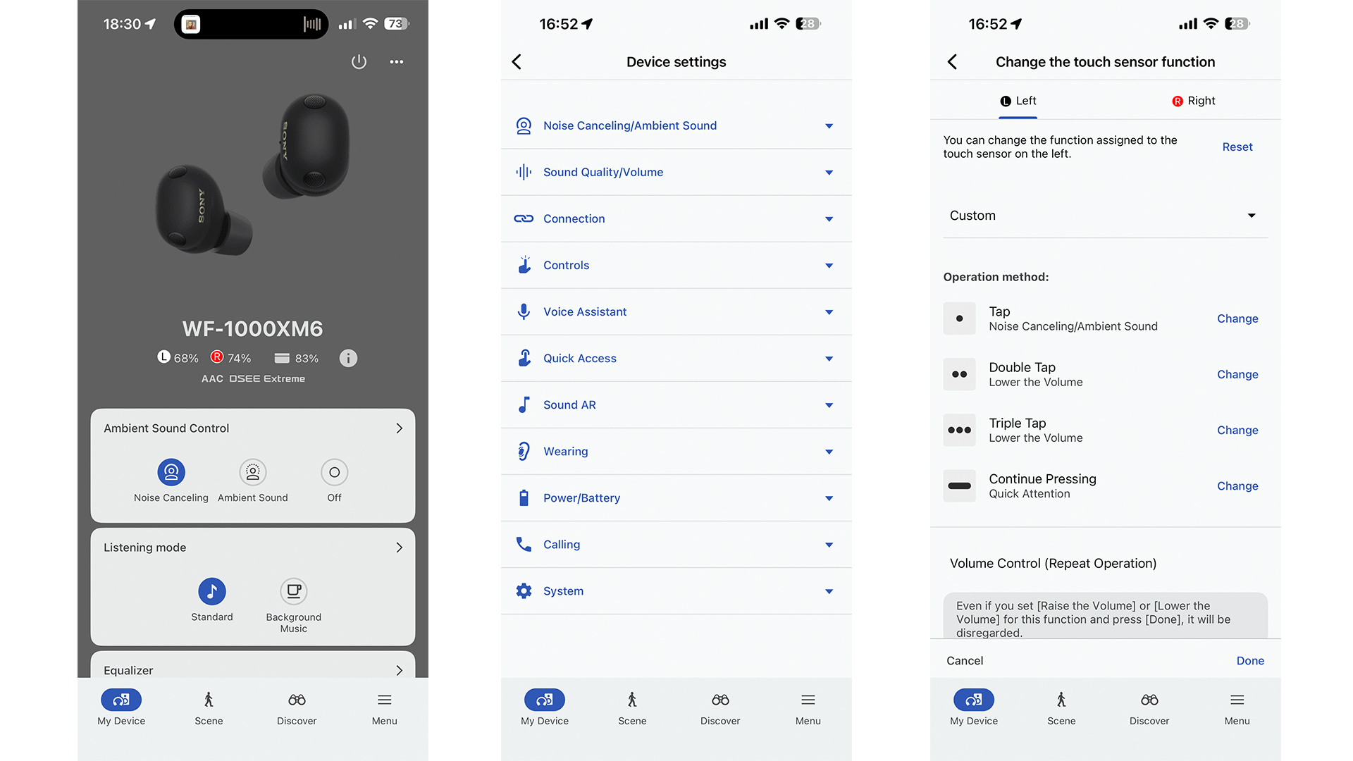 Sony WF-1000XM6 wireless earbuds
