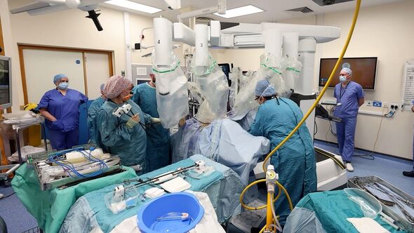 Revolutionary AI powered robotic surgery.