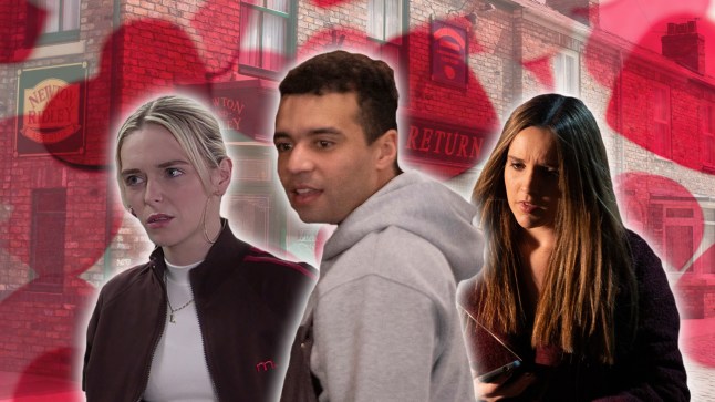 A Coronation Street comp with Lauren Bolton, Ollie Driscoll and Amy Barlow