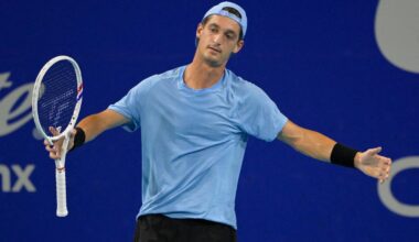 Tennis player Terence Atmane left stunned after losing match due to time violation