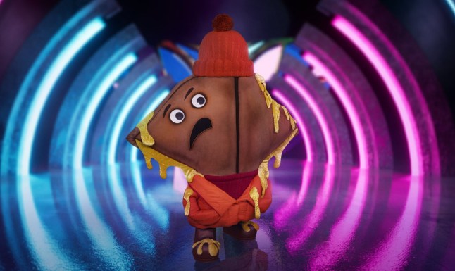 Toastie on The Masked Singer.