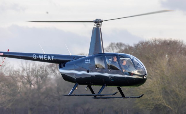 6 February 2026 - EXCLUSIVE. **UK ONLINE ??? ??300- MIN SET FEE- PER WEBSITE ** (Min fee covers single set usage only) ****Re-use to be charged at ??50 per picture **** ** UK MAGS - ??350 per picture usage - double for cover** ** UK PAPERS - **PRICE TO BE AGREED** BAKE OFF BUT CANT TAKE OFF! Paul Hollywoods ??400k helicopter has been given the boot from his plush Kent pad after fed-up neighbours complained about the TV baker landing it in his back garden. The Bake Off star, 58, was forced to shift the chopper to a nearby aerodrome in January 2026 after it kept touching down at his home during the summer while he was learning to fly. But fast-forward 20 MONTHS yes, nearly two years later and Paul is STILL training. The TV favourite was spotted flying over Kent with an instructor sat right beside him in the cockpit of his Robinson R44. Insiders say helicopter pilots usually need around 45 hours to qualify for a private pilots licence. Yet despite owning the ??400,000 helicopter himself, Paul has been flying it for over two years and appears not to have passed his licence yet. Paul was spotted wearing a branded jacket from the helicopter flying school. A source said: Most people wouldve been signed off ages ago but Pauls still got the stabilisers on. The star baker didnt seem too bothered, though, and was seen enjoying some well-earned downtime as he waits for filming on the next series of The Great British Bake Off to begin. Lets hope his flying improves faster than a soggy bottom. Credit: @ashthepap/CLICK NEWS AND MEDIA Ref: AMdef **Exclusive to CLICK NEWS AND MEDIA** CLICK NEWS AND MEDIA - PICTURES@CLICKNEWSANDMEDIA.COM - 07774 321240 -