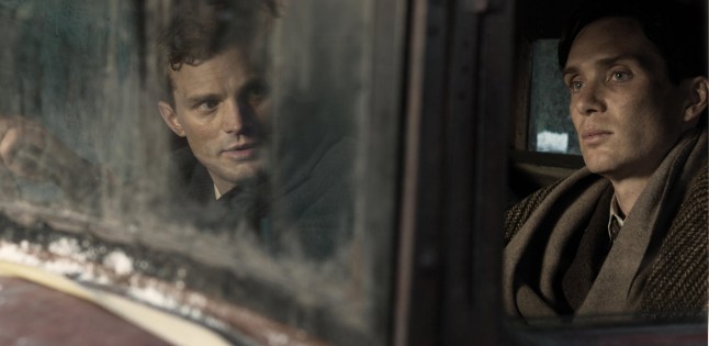 For Editorial Use Mandatory Credit: Photo by THA/Shutterstock (15043722b) Jamie Dornan (left) stars as Jan Kubis and Cillian Murphy stars as Josef Gabc?k in director Sean Ellis' ANTHROPOID, a Bleecker Street release. (2016) "Anthropoid" (2016)