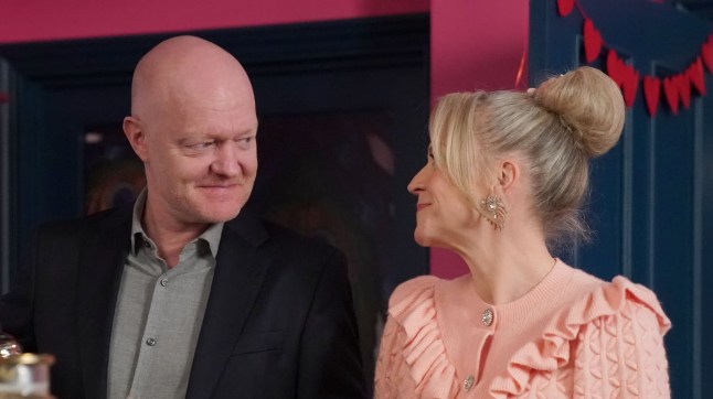 Max Branning (Jake Wood) and Linda Carter (Kellie Bright)