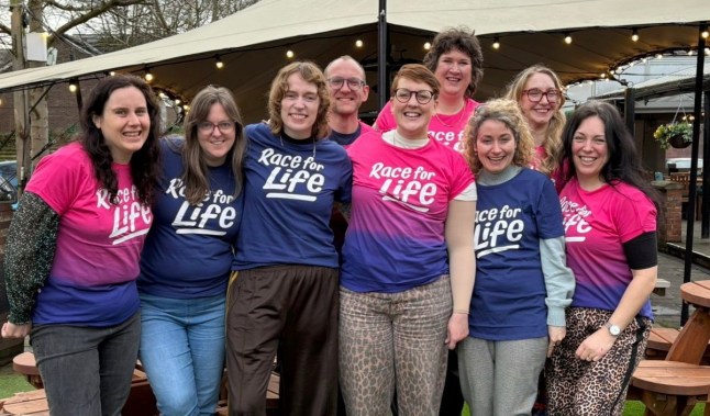 Stevie Wise with friends. A mum and her daughter were both told they had cancer on the same day within just hours of each other.Stevie Wise, 40, and mum Belinda, 63, from Manchester, went into two separate hospital appointments where doctors delivered the devastating diagnoses.But while Stevie beat her aggressive breast cancer, her mum tragically died after it was discovered her blood cancer was too advanced.Recalling the heartbreaking day that rocked the family, Stevie said: 