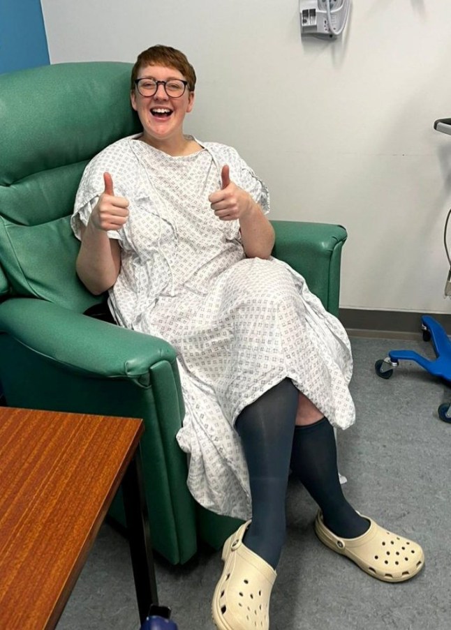 Stevie Wise in hospital. A mum and her daughter were both told they had cancer on the same day within just hours of each other.Stevie Wise, 40, and mum Belinda, 63, from Manchester, went into two separate hospital appointments where doctors delivered the devastating diagnoses.But while Stevie beat her aggressive breast cancer, her mum tragically died after it was discovered her blood cancer was too advanced.Recalling the heartbreaking day that rocked the family, Stevie said: 