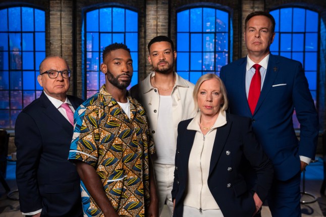 TX DATE:29-01-2026,TX WEEK:4,EMBARGOED UNTIL:20-01-2026 00:00:00,PEOPLE:Touker Suleyman, Tinie Tempah, Steven Bartlett, Deborah Meaden, Peter Jones,DESCRIPTION:,COPYRIGHT:BBC Studios,CREDIT LINE:BBC Studios/Simon Pantling