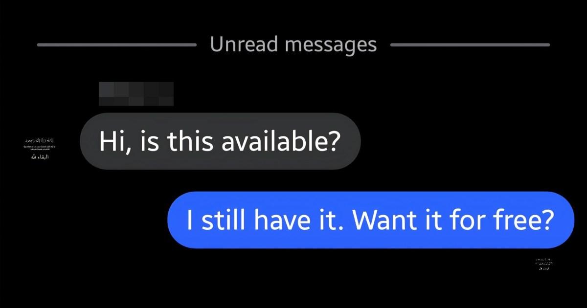 Meta AI 'offers man's £55 air fryer for free' on Facebook Marketplace | News Tech