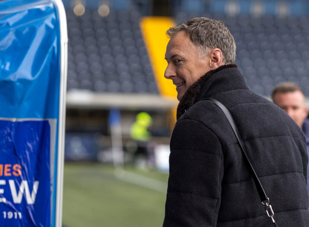 Former Celtic star Chris Sutton, Rugby park