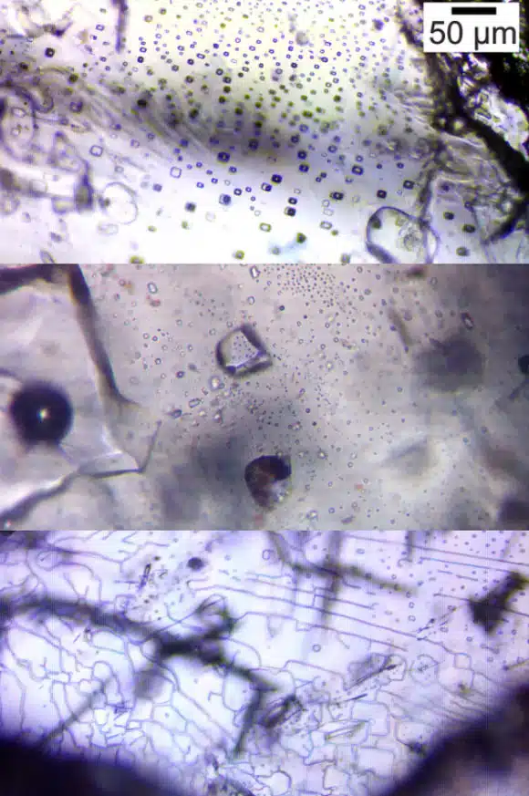 Sample Images Of Primary, Mixed, And Secondary Halite Inclusion Types.