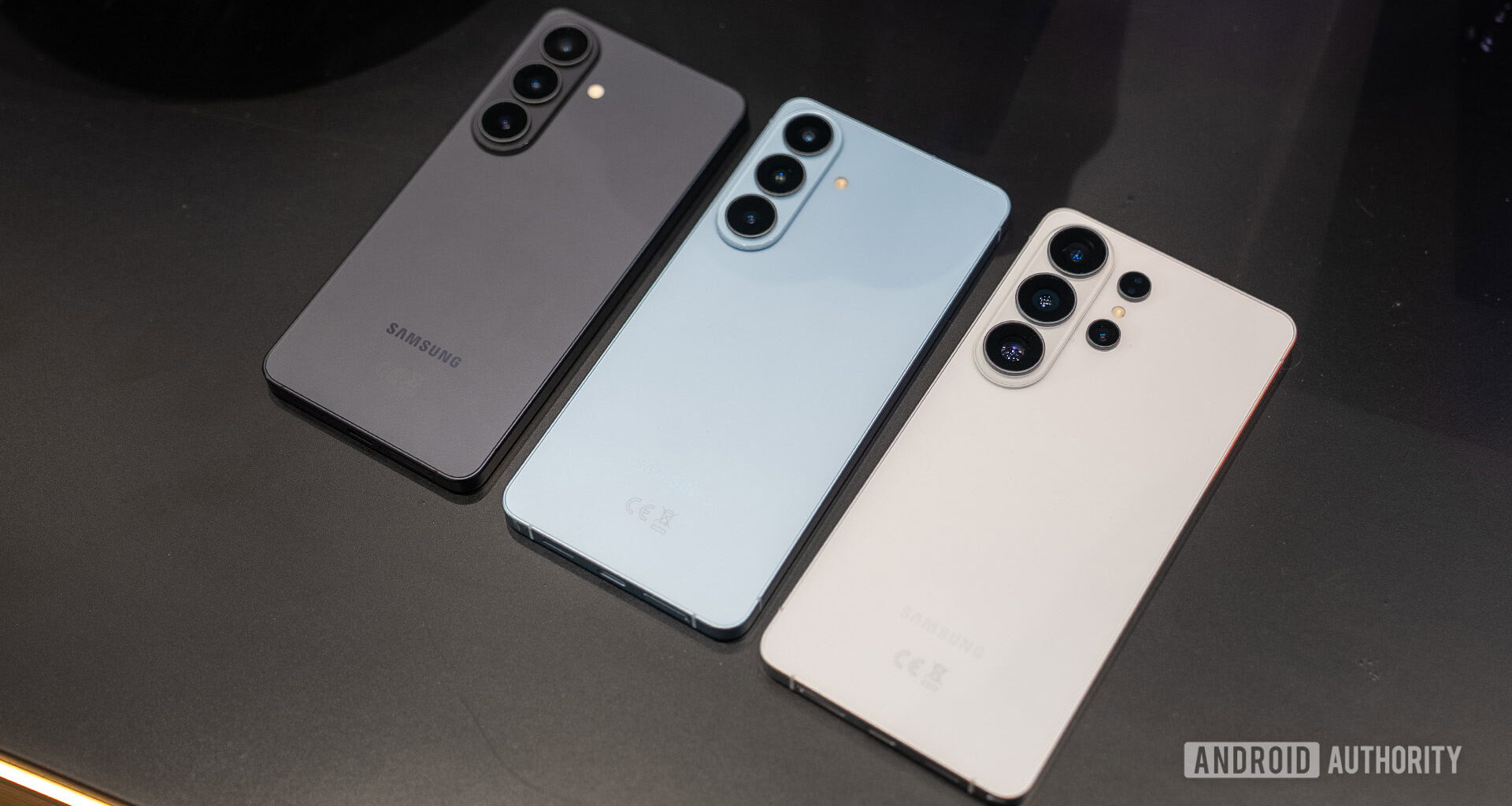 Samsung Galaxy S26 S26 PLus & S26 Ultra lay down