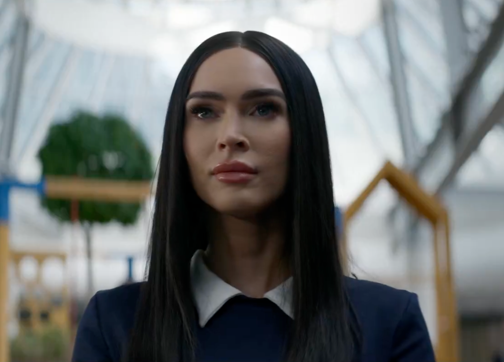 Megan Fox plays an artificially intelligent gynoid who gains sentience and becomes hostile in ‘Subservience’