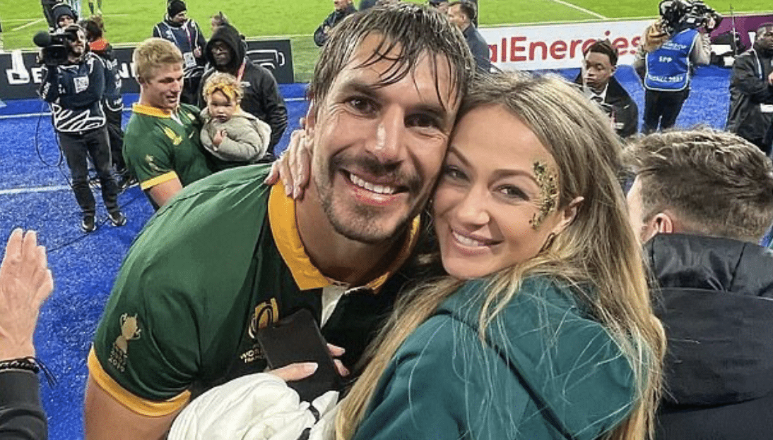 Fans Are Only Now Discovering Why Eben Etzebeth’s Wife Looks So Familiar