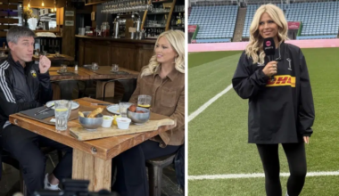 Ireland coach is married to famous rugby presenter, ultimate power couple