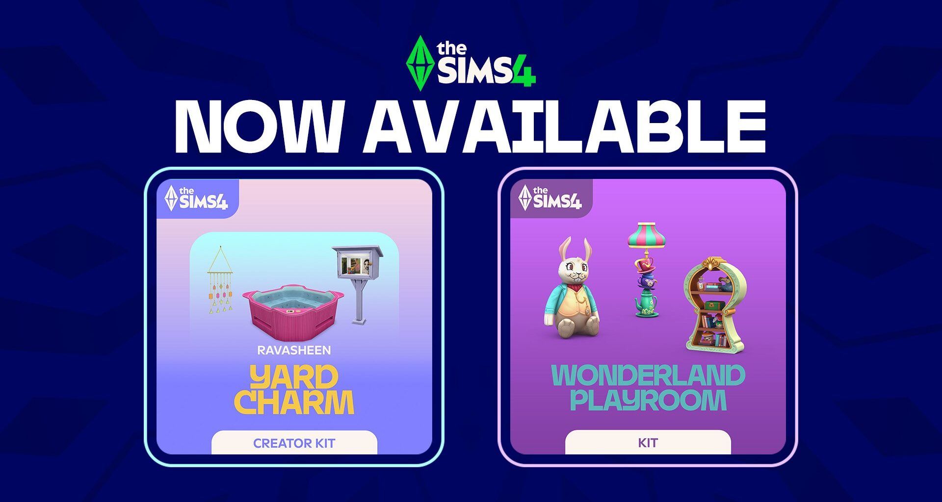Wonderland Playroom and Yard Charm Now Available!
