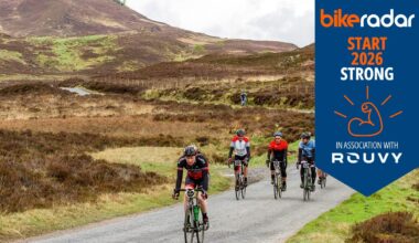 Sportive on moor with Rouvy overlay