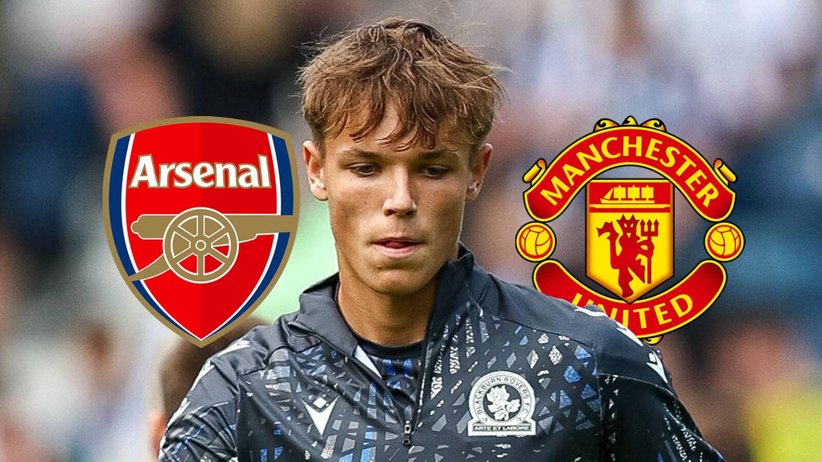 Man Utd hold ‘conversations’ to stop Arsenal from signing Blackburn wonderkid as ‘landscape is shifting’