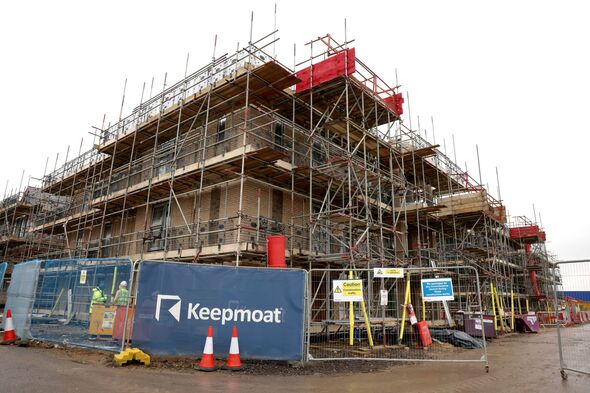 a big building being built at Northstowe